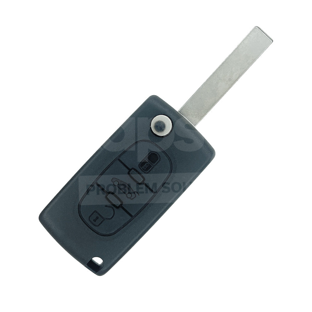 Peugeot 407/408 2001-2005 3 Buttons Flip Remote Key ID46 433MHz