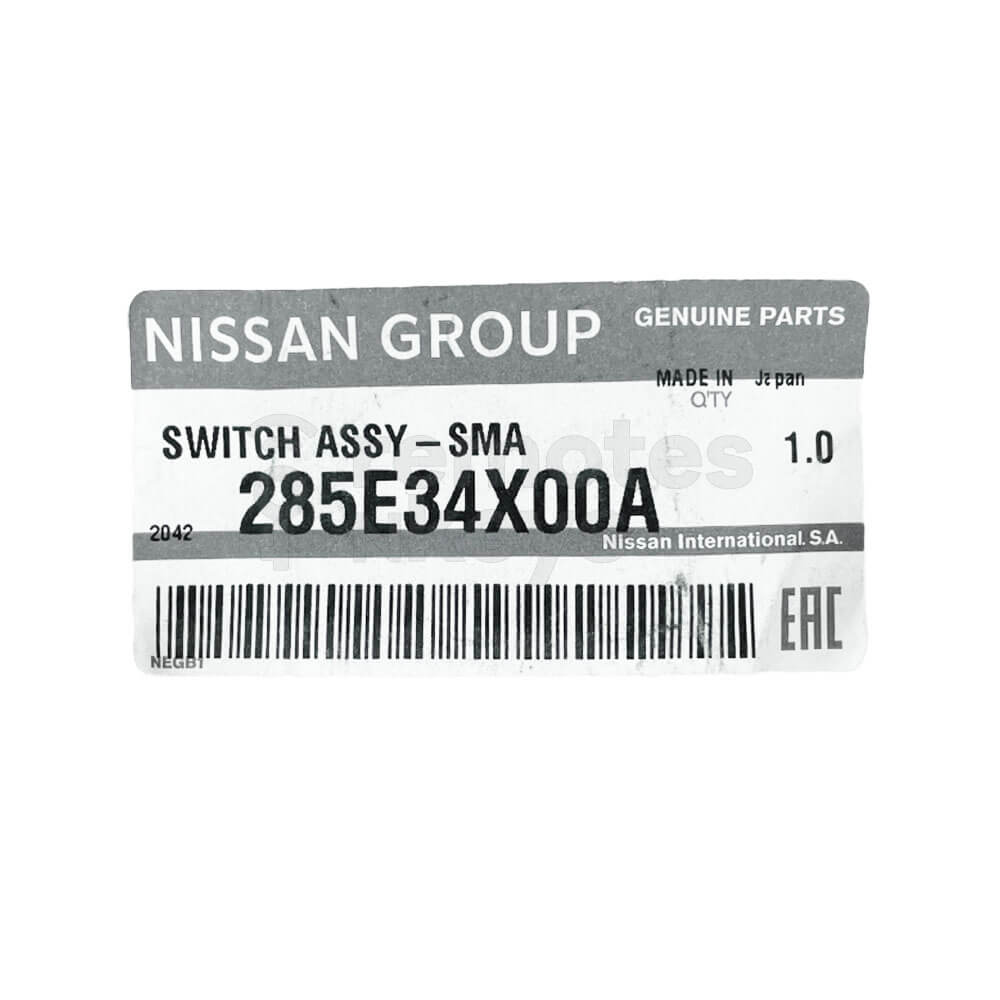 NISSAN Dualis 2007-2013 Genuine 2 Buttons Smart Remote Key 433MHz 285E3-4X00A