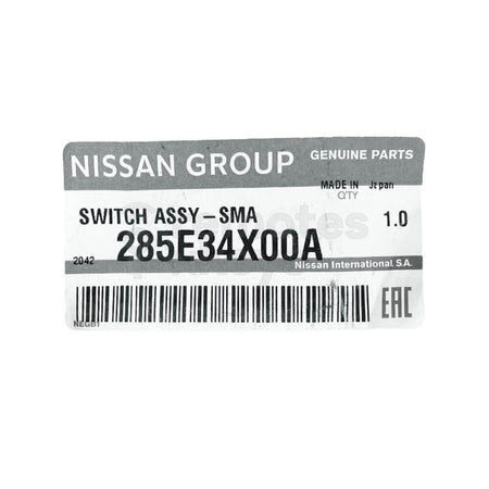 NISSAN Dualis 2007-2013 Genuine 2 Buttons Smart Remote Key 433MHz 285E3-4X00A