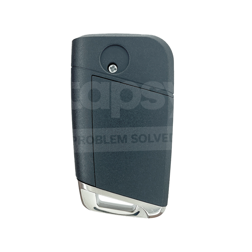 Volkswagen VW MQB 2015 Flip Remote Key Shell 3 Buttons HU162T Chrome