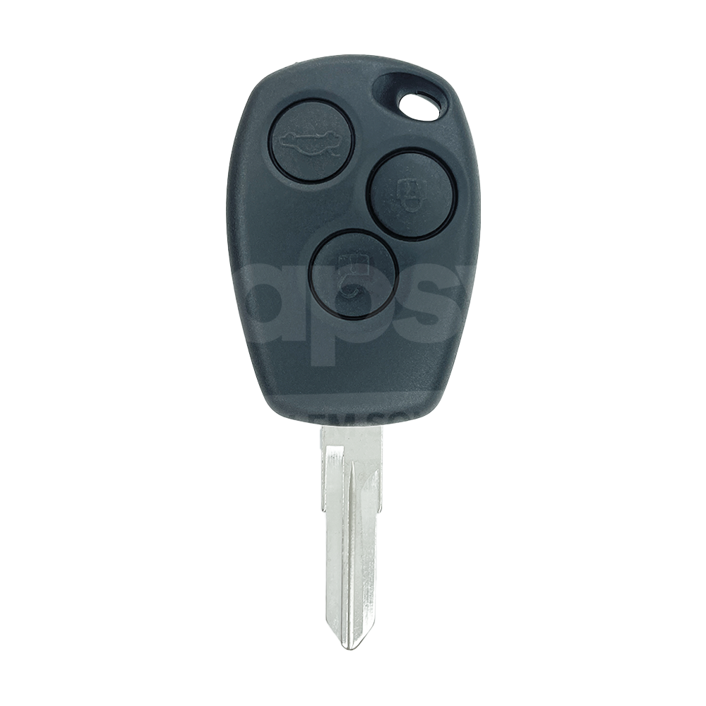 Renault 3 Buttons Remote Key 4A 433MHz With VAC102 Blade