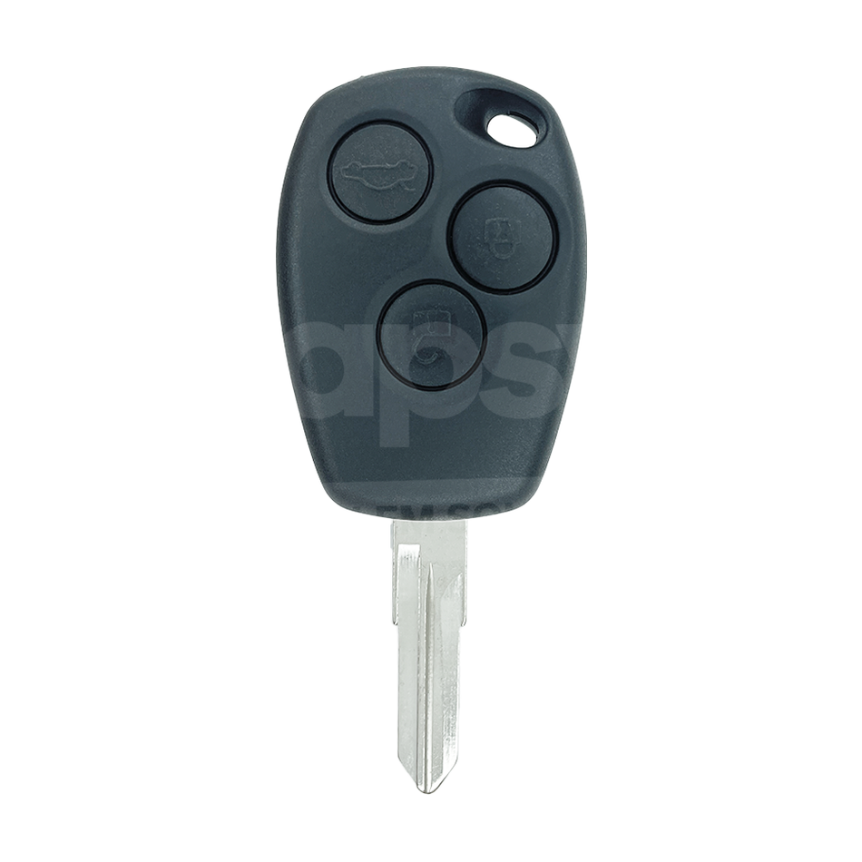 Renault 3 Buttons Remote Key 4A 433MHz With VAC102 Blade