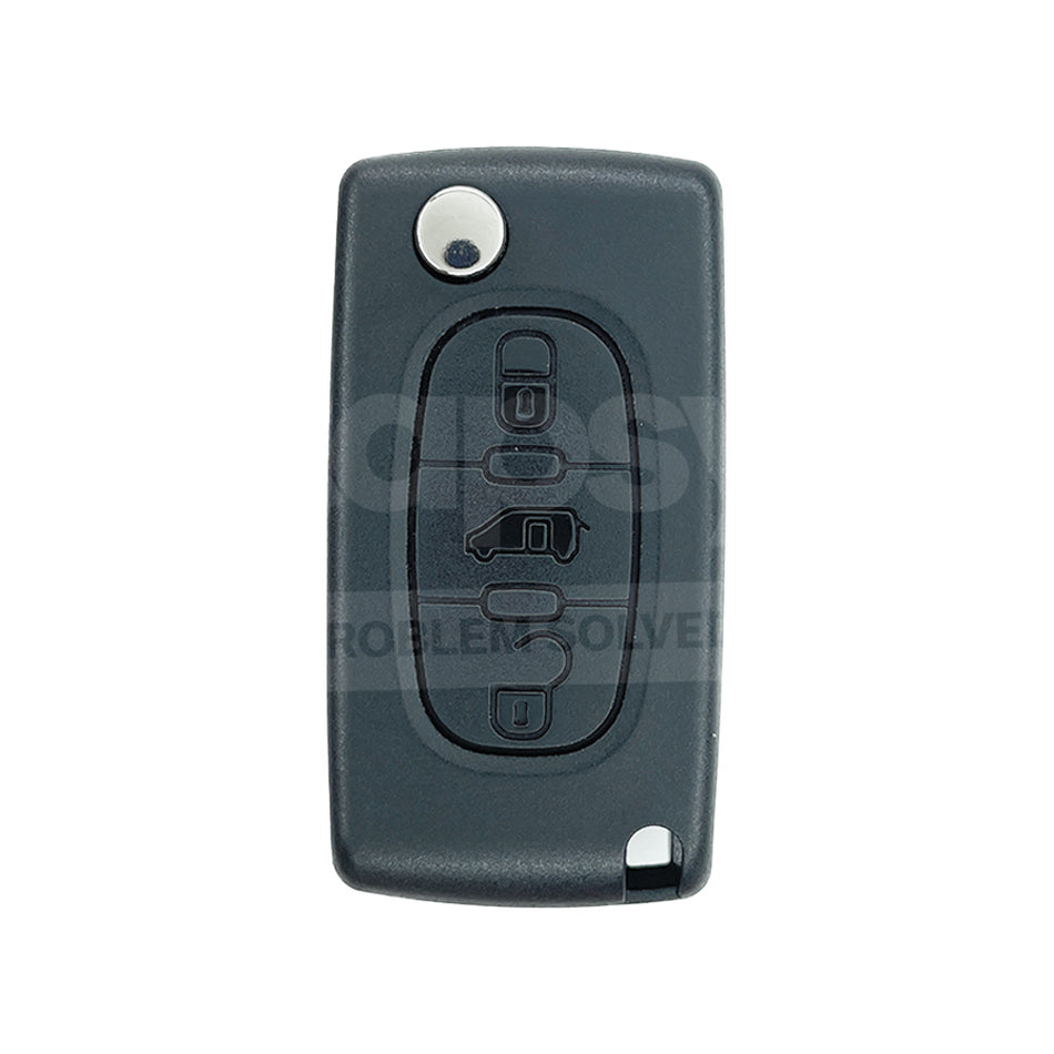 Citroen Berlingo 2009-2016 3 Buttons Flip Remote Key ID46 433MHz