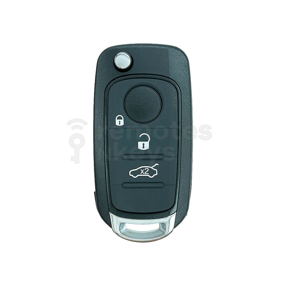 Fiat 500X 2016-2018 3 Buttons Flip Remote Key ID48 MQB 433MHz 71778806 Model: I6FA