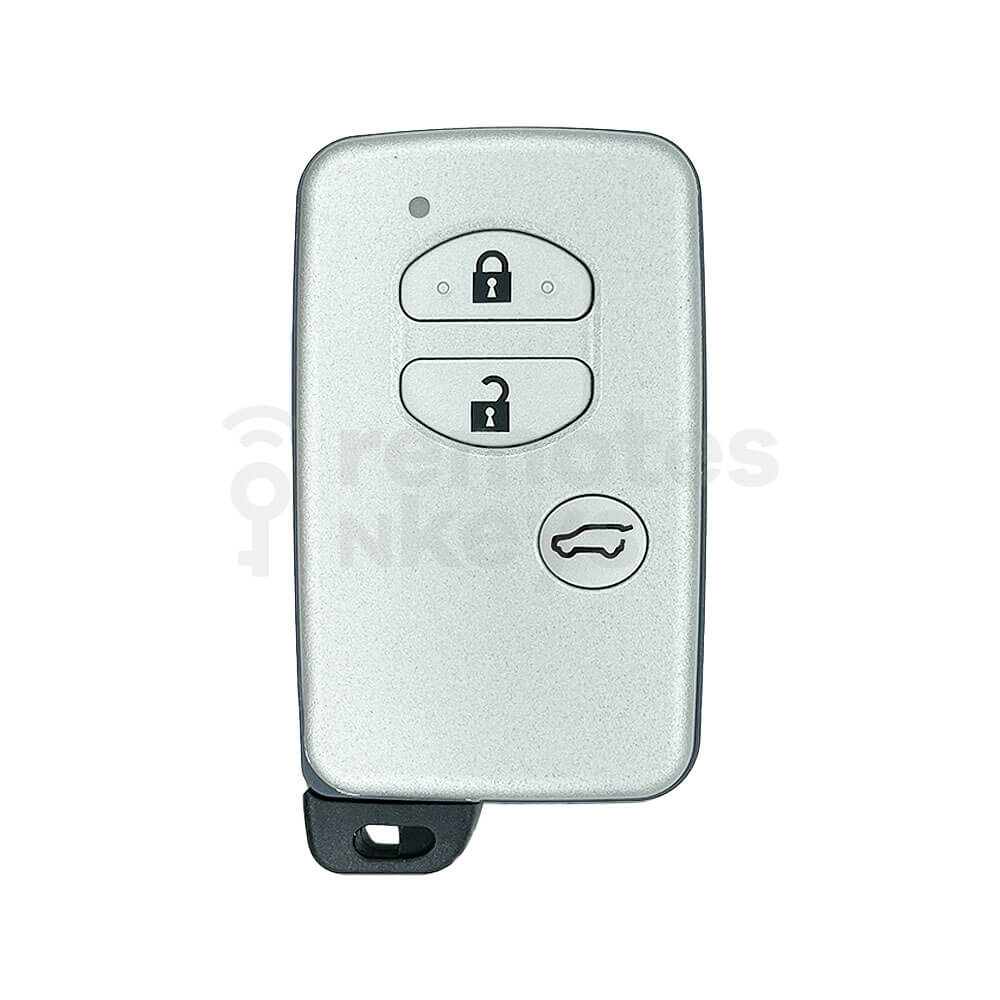 Toyota Prado/Kluger 3 Buttons Smart Remote Key Shell SUV Type KEYDIY TDB Compatible