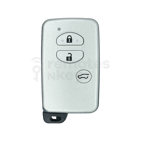 Toyota Prado/Kluger 3 Buttons Smart Remote Key Shell SUV Type KEYDIY TDB Compatible