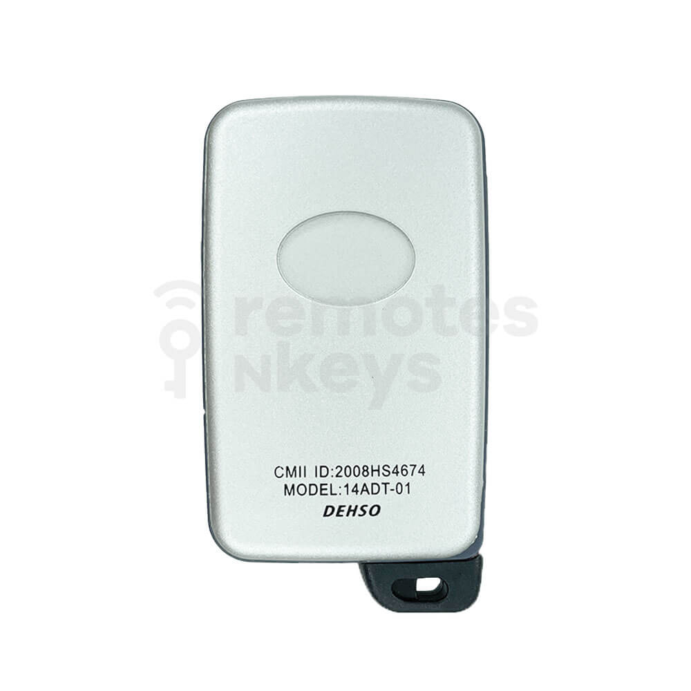 Toyota Prado/Kluger 3 Buttons Smart Remote Key Shell SUV Type KEYDIY TDB Compatible