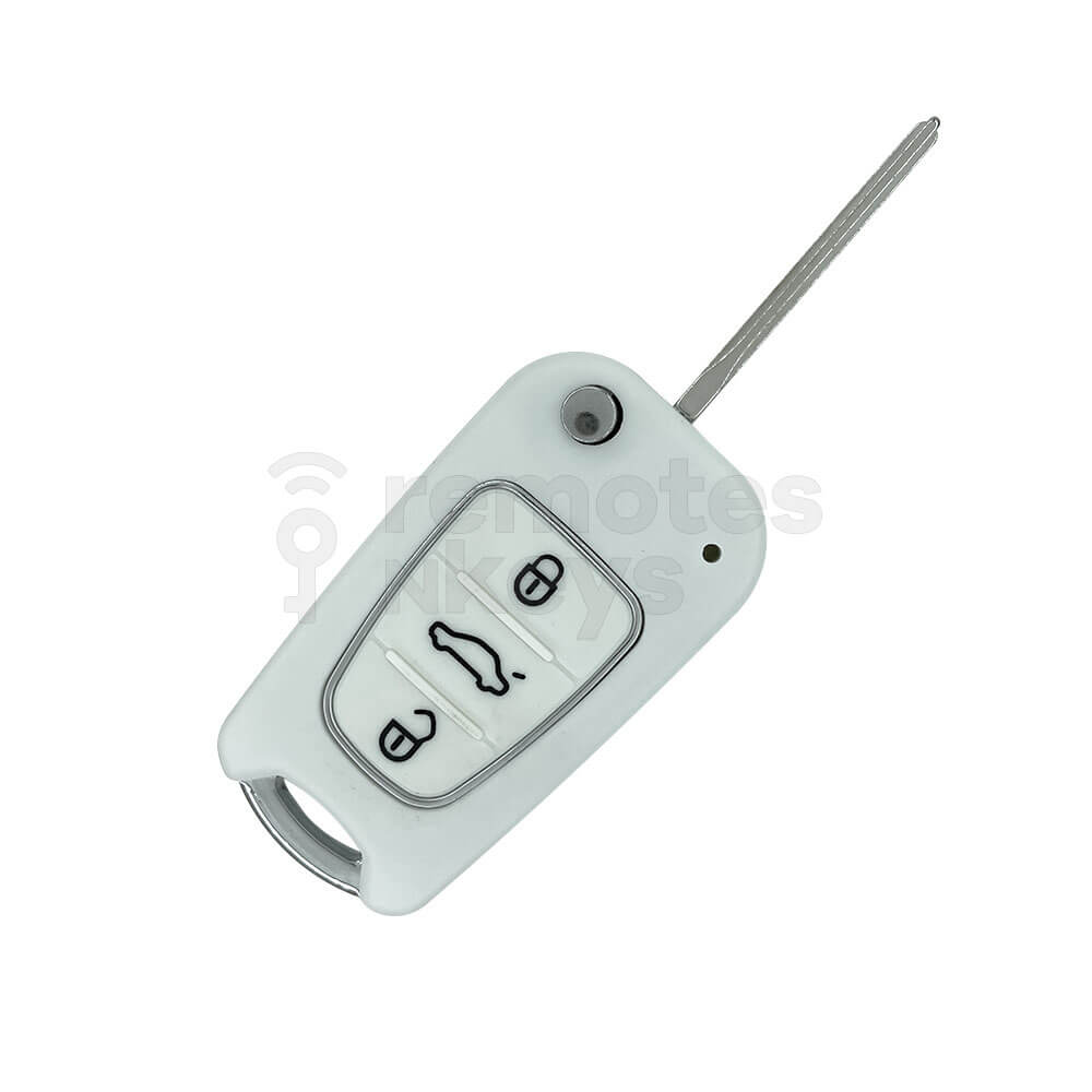 Hyundai i30 2007 - 2012 3 Buttons Remote Key Shell/Case TOY48 - White