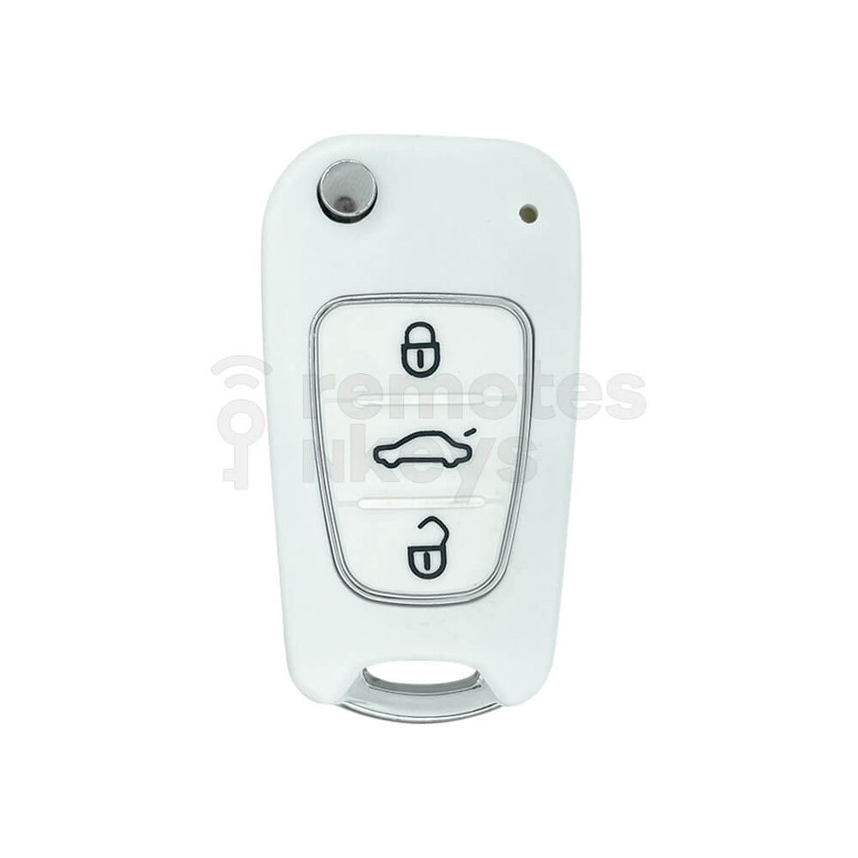 Hyundai i30 2007 - 2012 3 Buttons Remote Key Shell/Case TOY48 - White