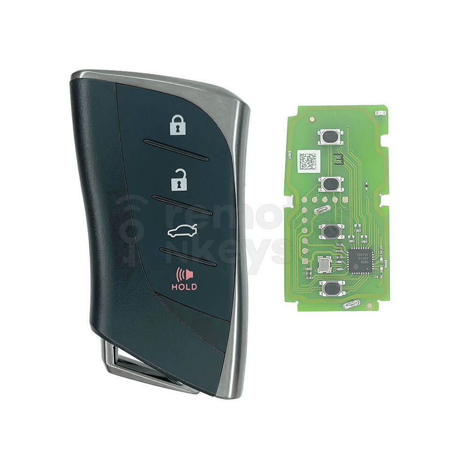 Lexus 2019 3+1 Buttons Smart Remote Key Shell To Suit VVDI XHorse XM38 / KEYDIY TB Series
