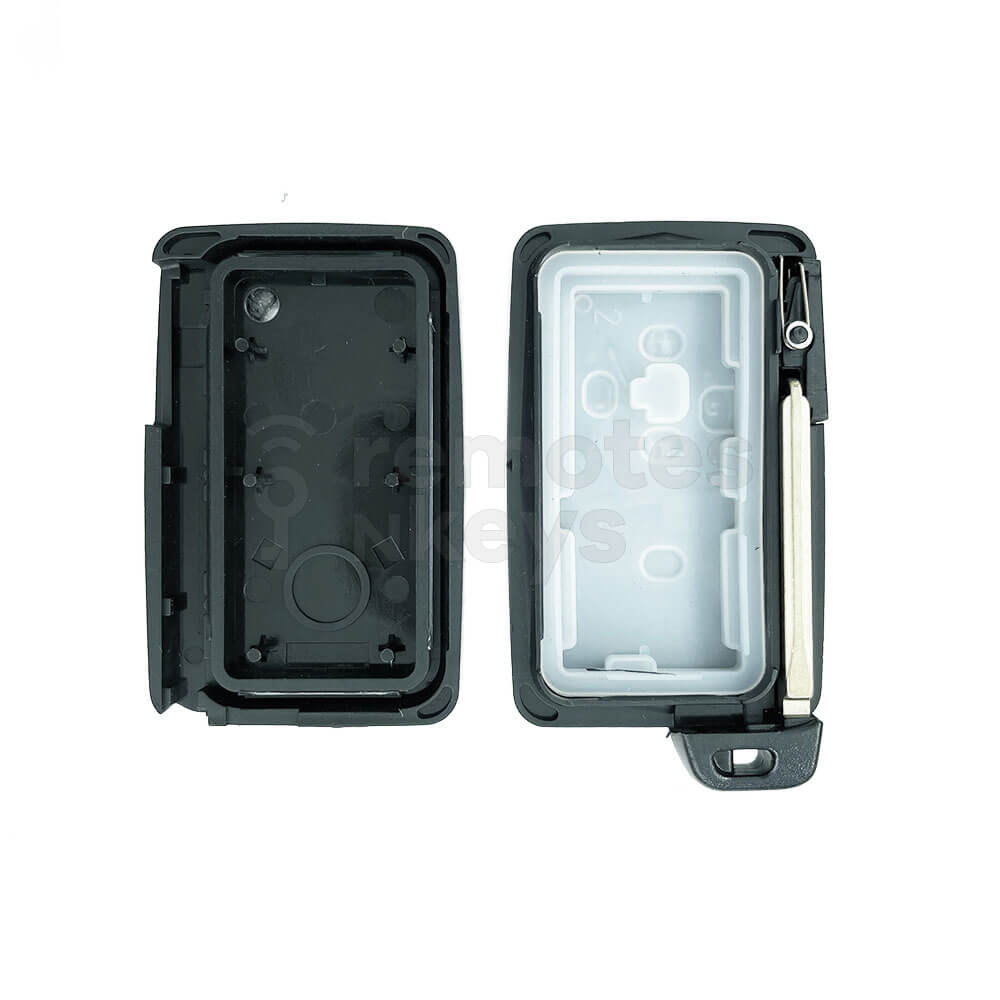 Toyota Tarago/Alphard 4 Buttons Smart Remote Key Shell/Case With Blade (Square Buttons)