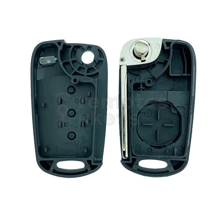 Hyundai/Kia 2011-2013 3 Buttons Flip Remote Key Shell/Case HYN14R Blade SUV Button