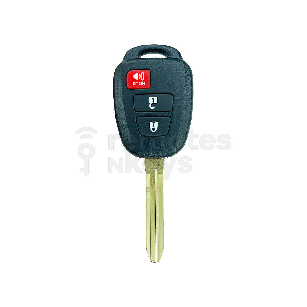 Toyota Rav4/Kluger 2014-2020 2+1 Buttons Remote Key Shell/Case TOY43 Blade