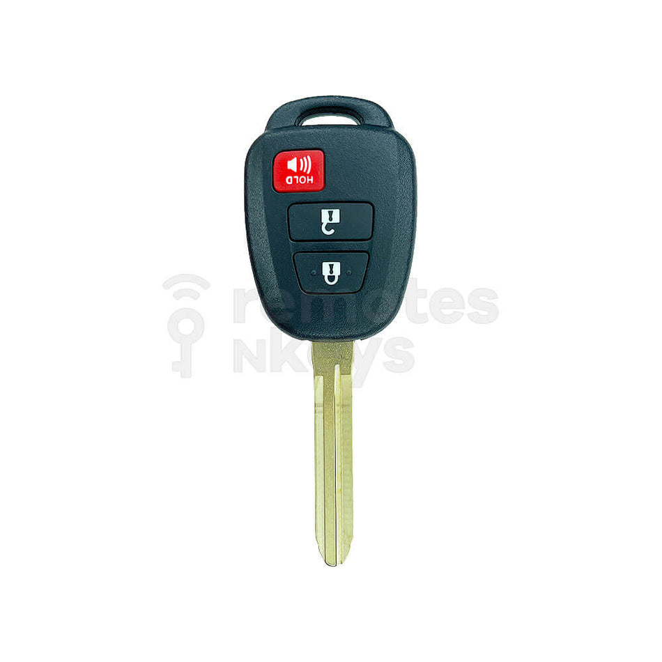 Toyota Rav4/Kluger 2014-2020 2+1 Buttons Remote Key Shell/Case TOY43 Blade