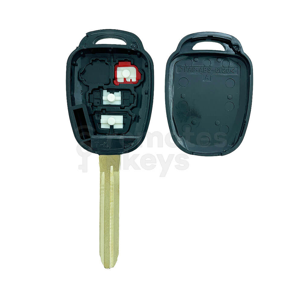 Toyota Rav4/Kluger 2014-2020 2+1 Buttons Remote Key Shell/Case TOY43 Blade