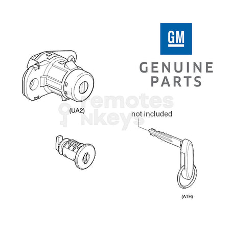 Holden Captiva/Cadillac CTS 2014-2018 Genuine Smart Key Door Lock Repair Kit GM 20766969