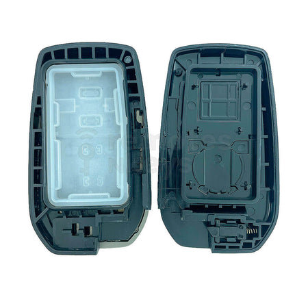 Toyota Hilux/ Land Cruiser XM38/KEYDIY 2+1 Buttons Smart Remote Key Shell/Case With TOY40 Emergency Blade