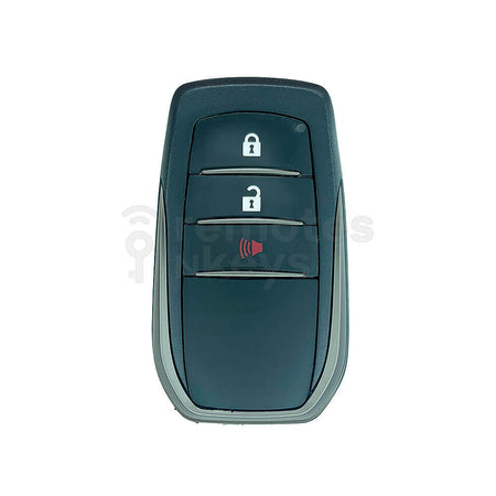 Toyota Hilux/ Land Cruiser XM38/KEYDIY 2+1 Buttons Smart Remote Key Shell/Case With TOY40 Emergency Blade