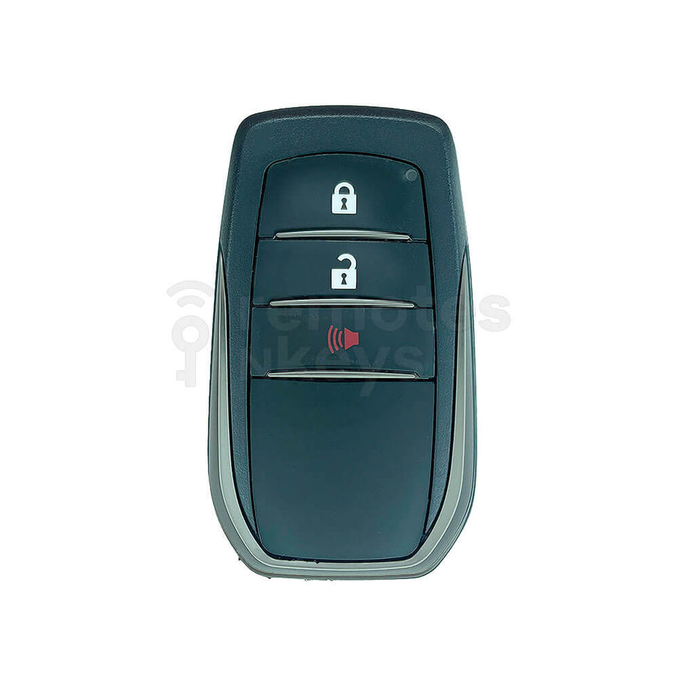 Toyota Hilux/ Land Cruiser XM38/KEYDIY 2+1 Buttons Smart Remote Key Shell/Case With TOY40 Emergency Blade
