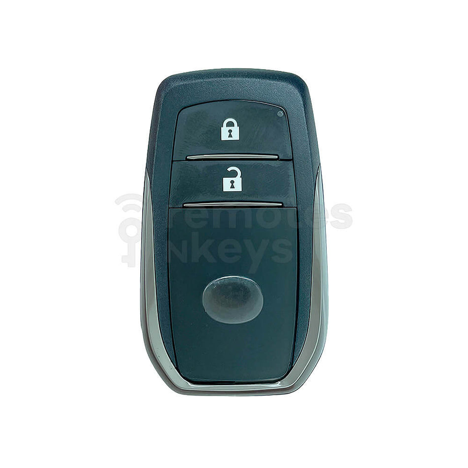 Toyota Land Cruiser/ Yaris Cross XM38/KEYDIY TB/ZB 2 Buttons Smart Remote Key Shell/Case With TOY40 Emergency Blade