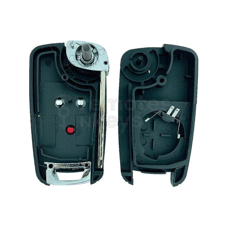 Holden Barina Spark 2+1 Buttons Flip Remote Key Shell/Case With DWO4 Blade