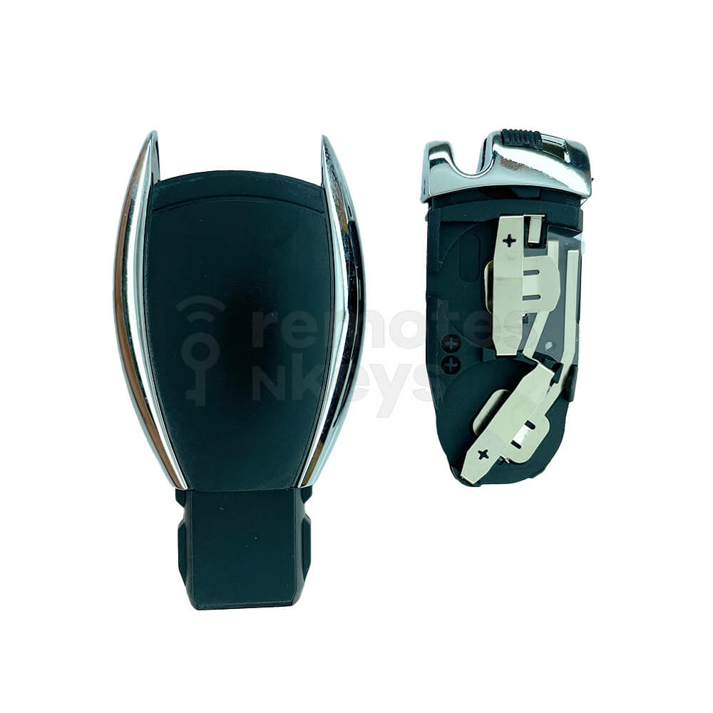 Mercedes Benz S Class 3 Buttons Smart/Prox Remote Keys Shell/Case (2 Battery Clamps)
