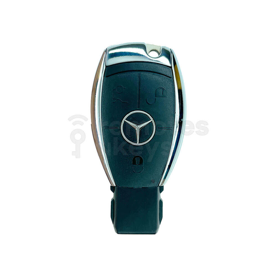 Mercedes Benz S Class 3 Buttons Smart/Prox Remote Keys Shell/Case (2 Battery Clamps)