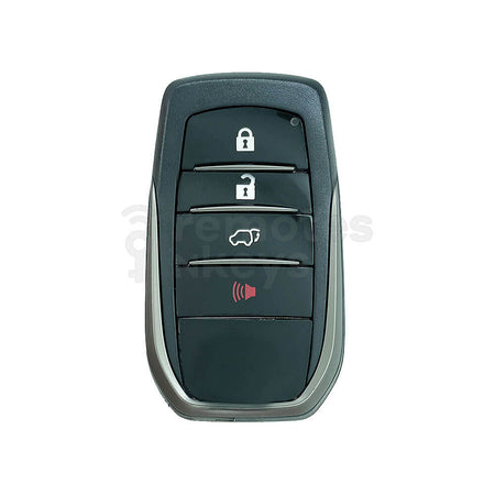 Toyota Land Cruiser 2018 3+1 Buttons Smart Remote Key Shell/Case With Emergency Blade XM38/KEYDIY Compatible
