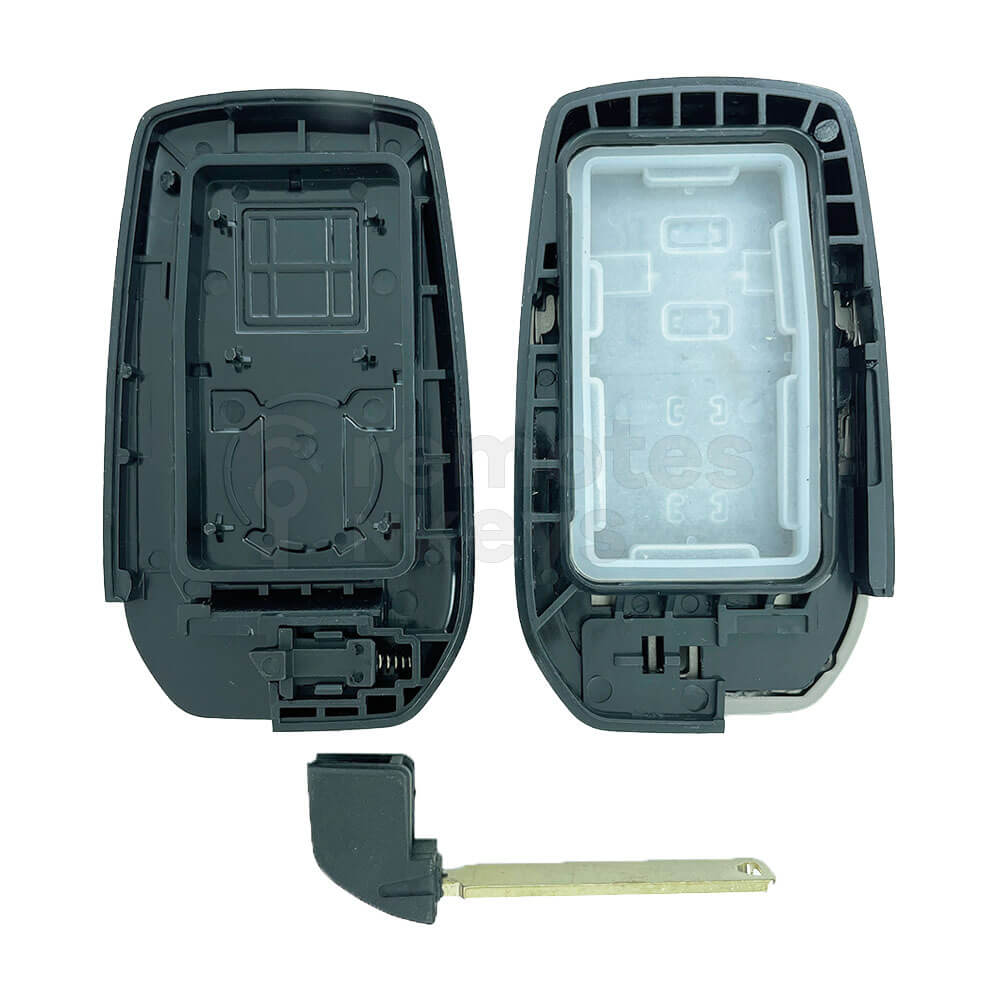 Toyota Land Cruiser 2018 3+1 Buttons Smart Remote Key Shell/Case With Emergency Blade XM38/KEYDIY Compatible