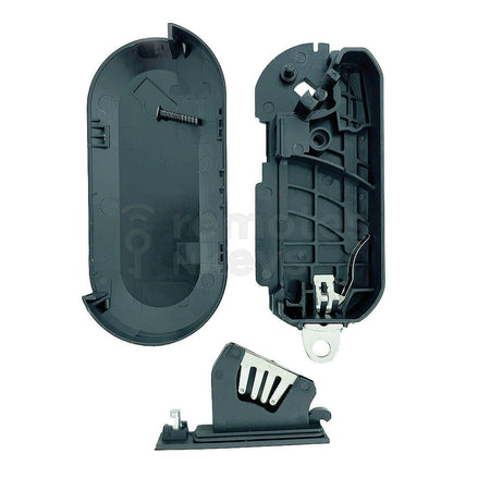 Citroen /Fiat /Peugeot 3 Buttons Flip Remote Key /Shell Case With SIP22 Blade Car Trunk