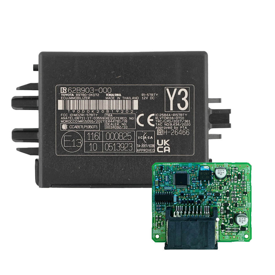 Toyota Hilux 2022 Computer Assy Immobilizer IMMO Box 89780-0K072 FCC ID: MOZRI-57BTY Tested
