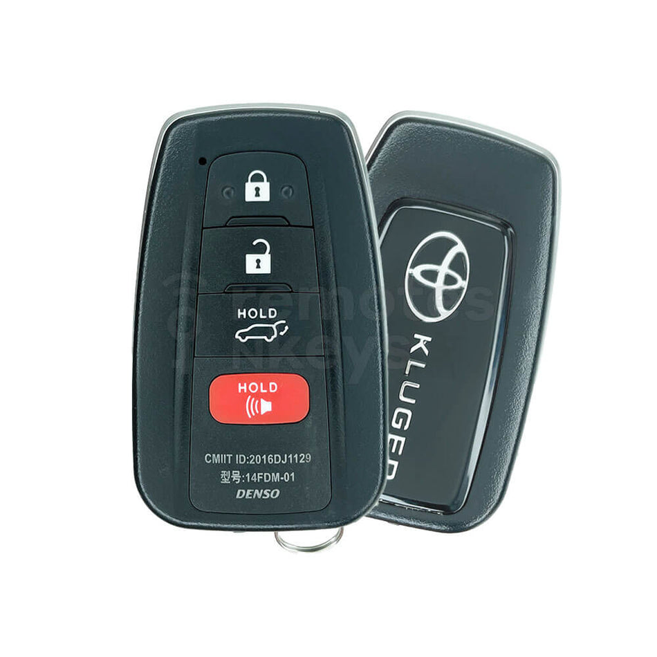 Toyota Kluger 2021-2023 Original 3+1 Buttons Smart Remote Key 8A 312/314MHz 8990H-0E160 Genuine Board Aftermarket Shell