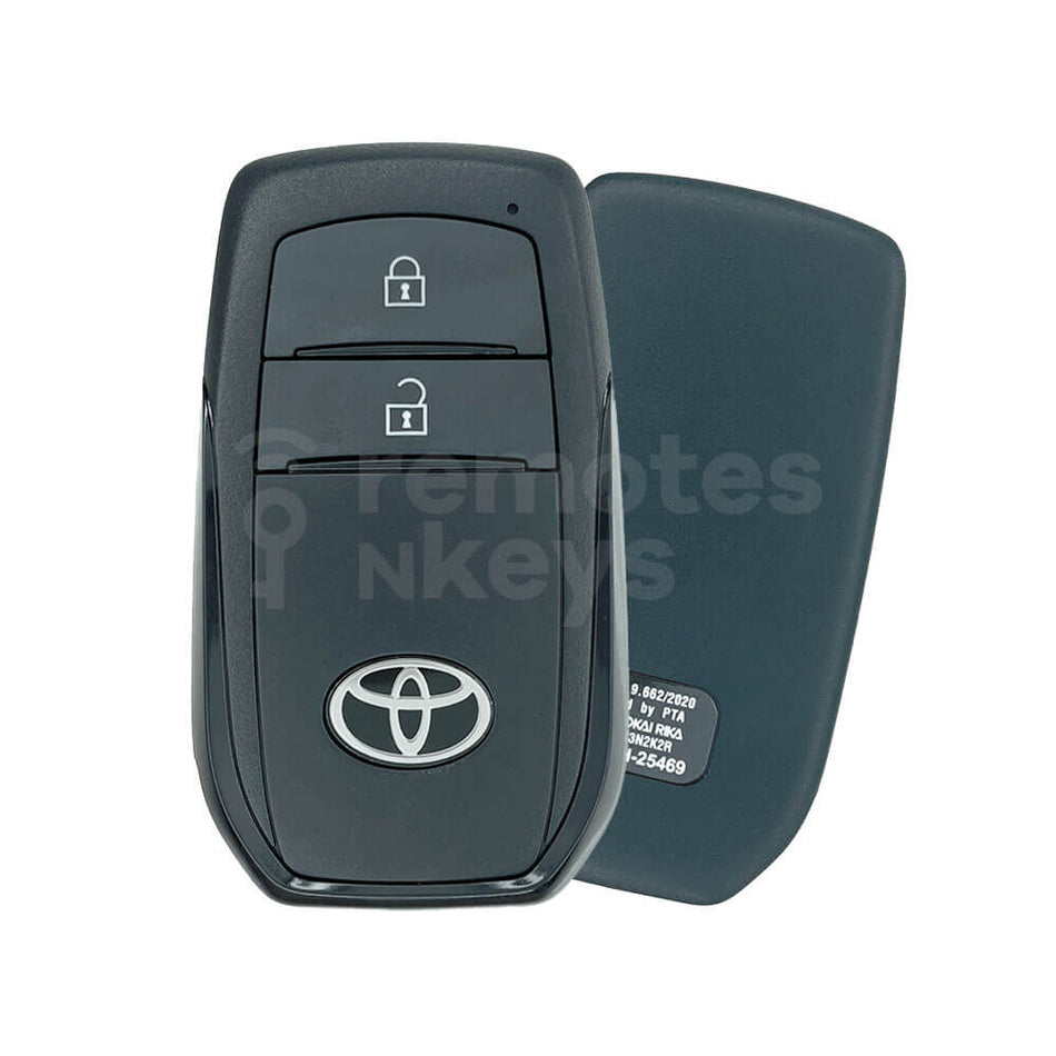 Toyota Land Cruiser 2022 Original 2 Buttons Smart Remote Key 8A 433/434MHz 8990H-60540 FCC ID: B3N2K2R