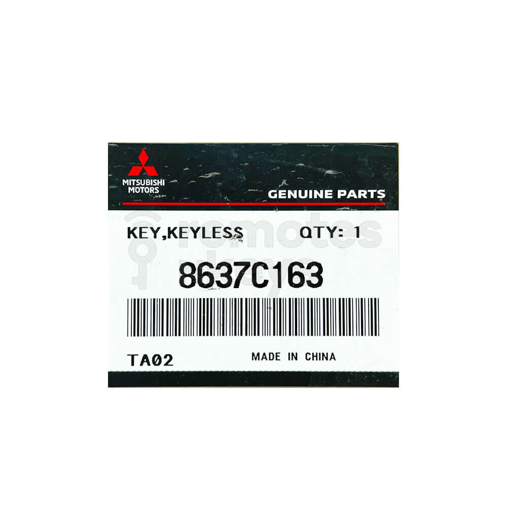 Mitsubishi Pajero/Pajero Sport 2016-2023 Genuine 3 Buttons Smart/Prox Remote Key 433MHz 8637C163 FCC ID: GHR-M014-CS2 Upgraded KOS+