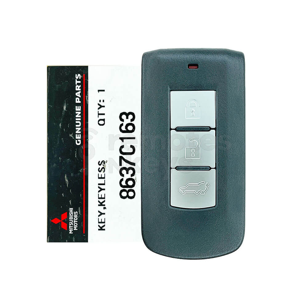 Mitsubishi Pajero/Pajero Sport 2016-2023 Genuine 3 Buttons Smart/Prox Remote Key 433MHz 8637C163 FCC ID: GHR-M014-CS2 Upgraded KOS+
