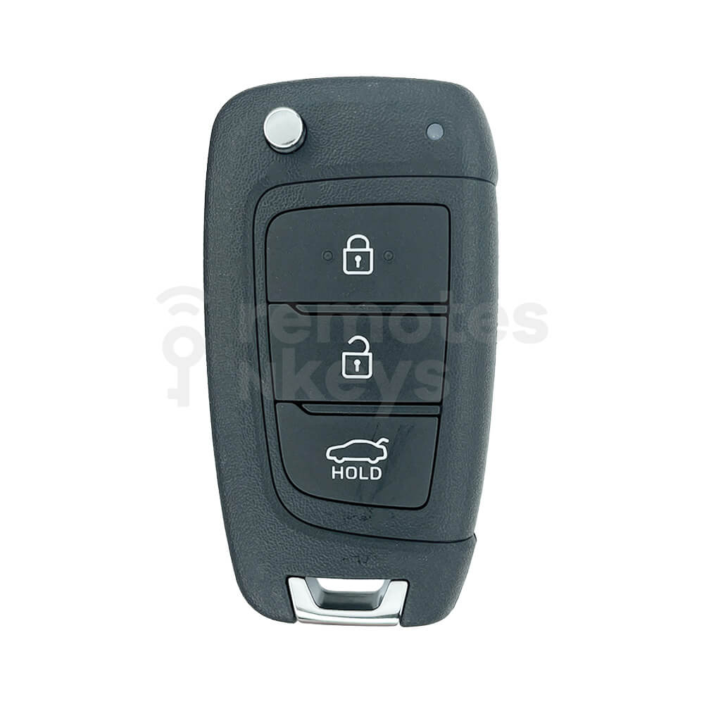 Hyundai Elantra/i30 2024 Genuine 3 Buttons Flip Remote Key 8A 433MHz 95430-AA800 FCC ID: MBEC3TX2004