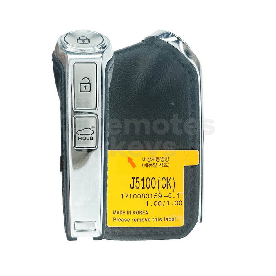 KIA Stinger 2018 3 Buttons Smart Remote Key ID47 433MHz 95440-J5100 FCC ID: FOB-4F15
