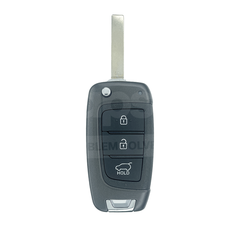 Hyundai Kona 2017-2023 Original 3 Buttons Flip Remote Key 433MHz 95430-J9800