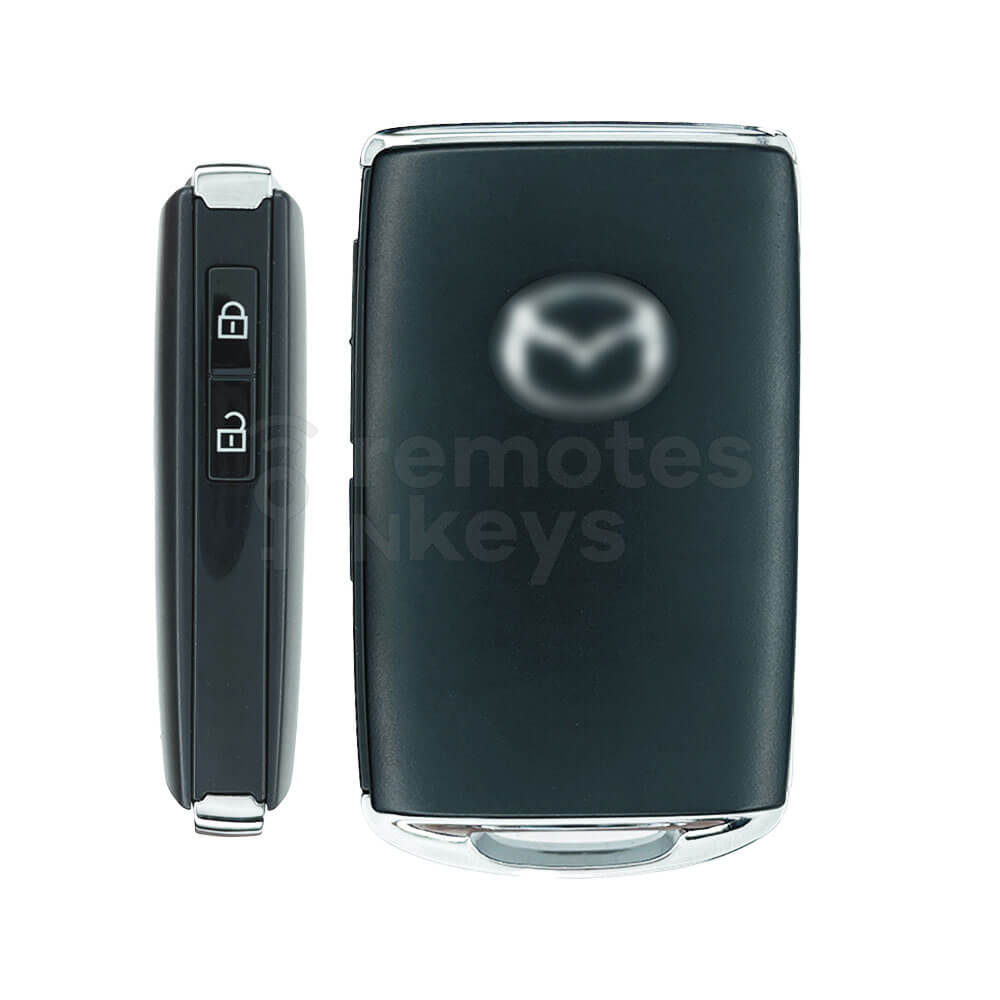 Mazda CX-3/CX-5/CX-8/CX-9 Original 2 Buttons Smart Remote Key ID49 433MHz TAYH-67-5DYB Genuine Board / Aftermarket Shell