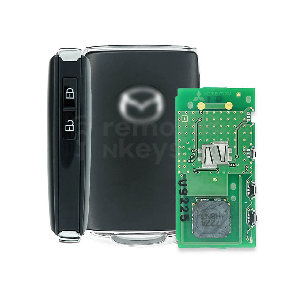 Mazda CX-30 2019-2023 2 Buttons Original Smart Remote Key 6A 433MHz BCYK-67-5DYB FCC ID: SKE11E-01 Genuine Board / Aftermarket Shell