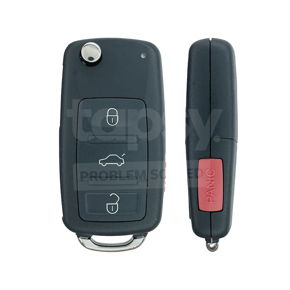 AUDI A8/S8 2003-2009 3+1 Buttons Flip Remote Key ID46 433MHz 4E0 837 220H