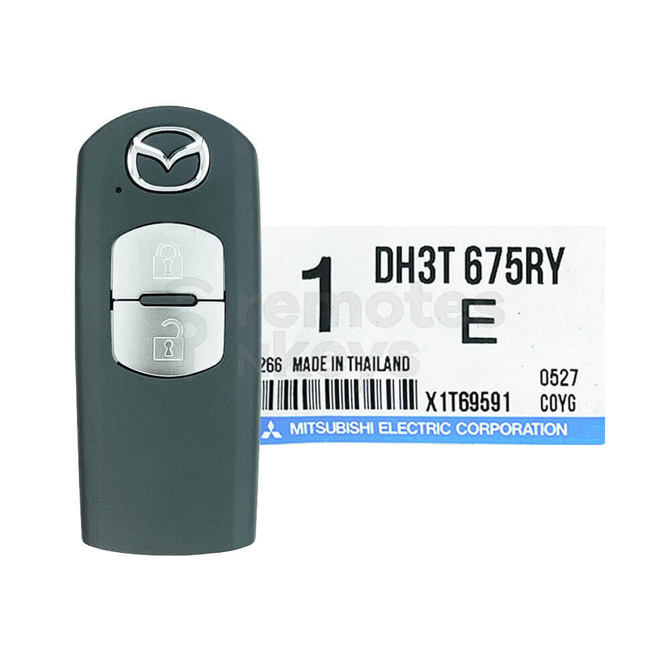 Mazda CX-5/2/3 2017 Onwards Genuine 2 Buttons Smart Remote Key 433MHz DH3T-67-5RY