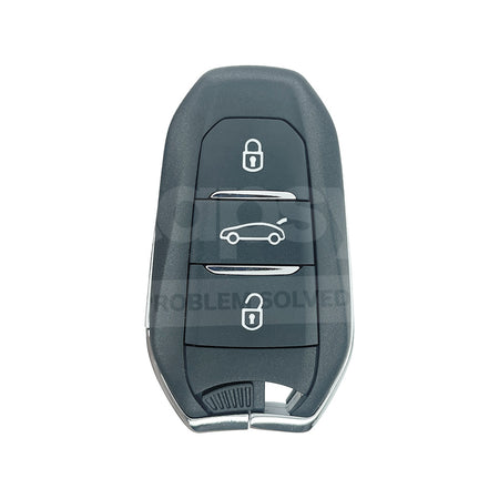 PEUGEOT/CITROEN 3008/C4 2017-2021 3 Buttons Smart Remote Key 4A 433MHz 98281208ZD/98167108ZD