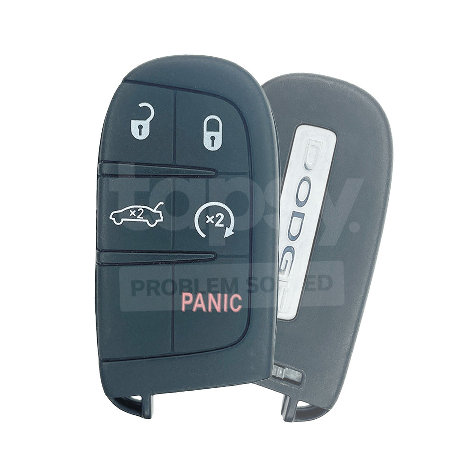 Dodge Charger/Challenger 2011-2018 Original 4+1 Buttons Smart Remote Key ID46 433MHz 5026676AH / 68150061AC Trunk Button