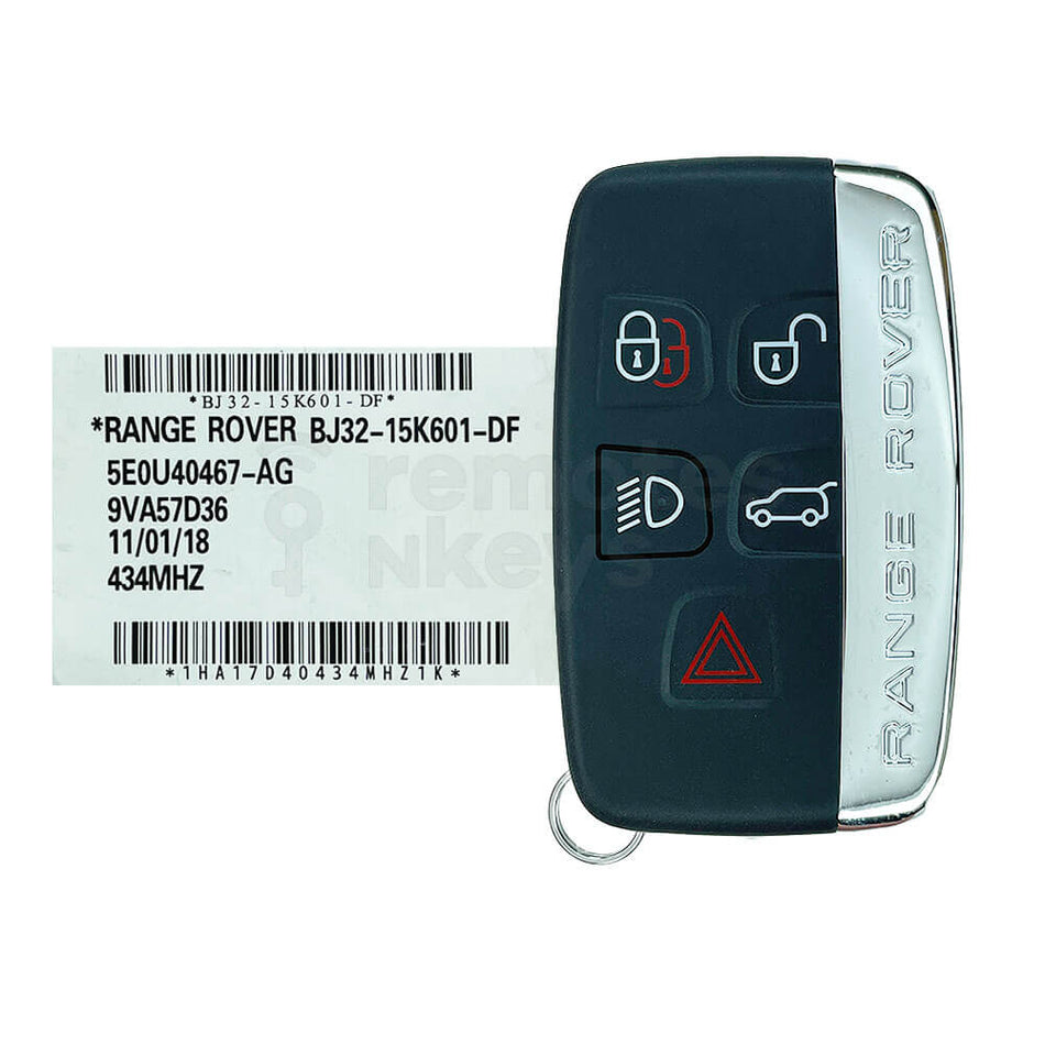 Land Rover Range Rover 2011-2015 Genuine 4+1 Buttons Smart Remote Key ID49 433MHz BJ32-15601-DF
