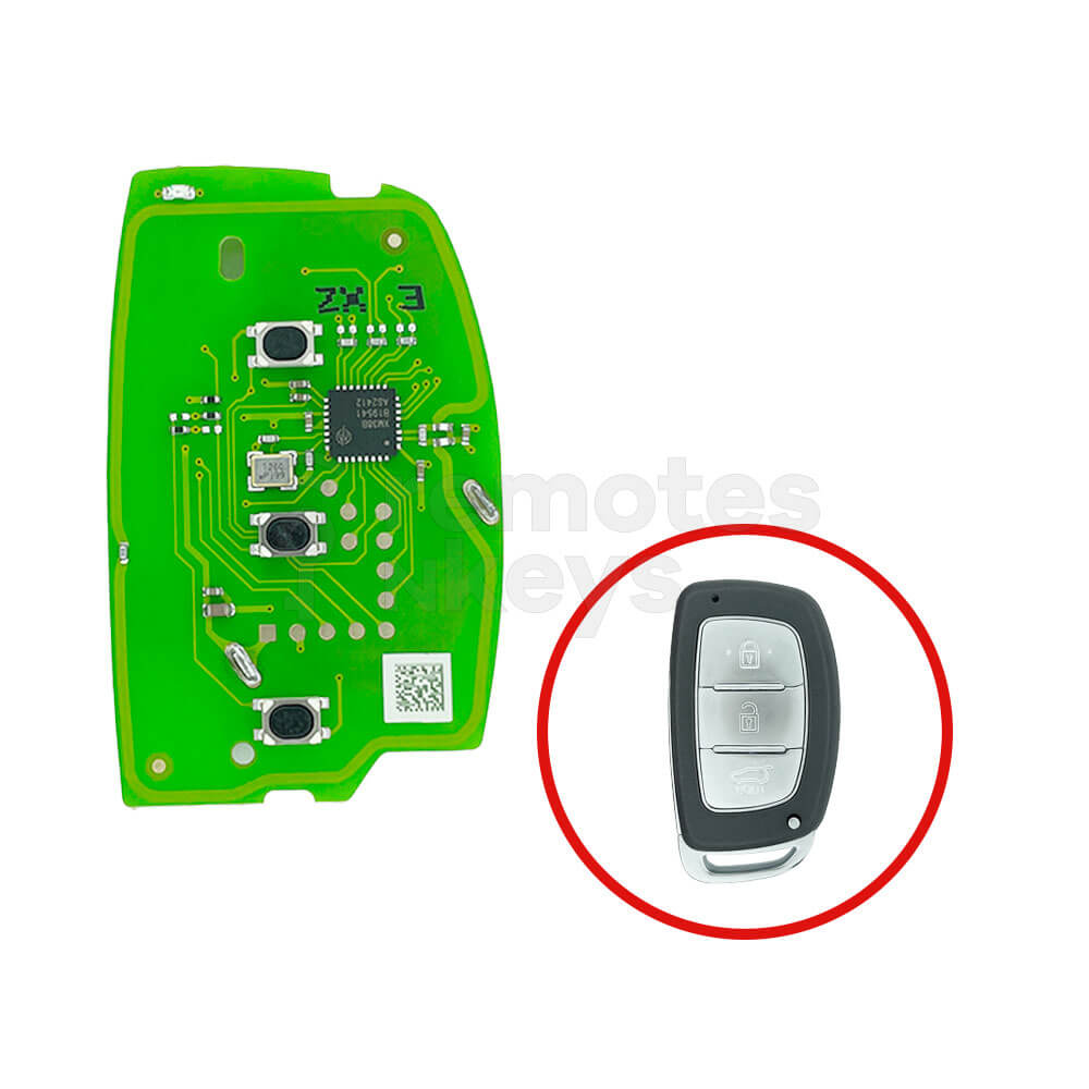 VVDI Xhorse Special 3 Buttons PCB Board Smart Remote Key Exclusively For Hyundai Models XZHY84EN