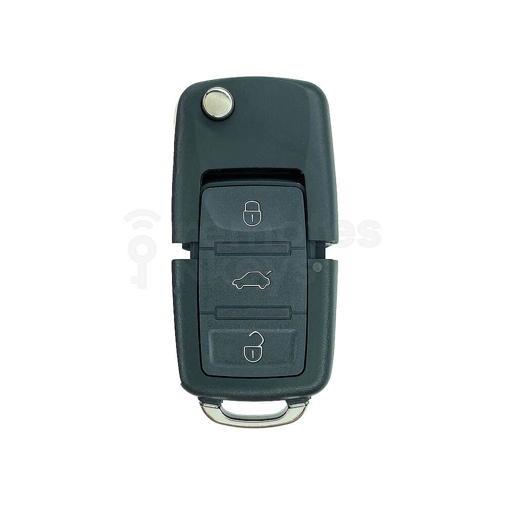 Keydiy KD Universal Flip Remote Key 3 Buttons Chrome Volkswagen Type B01-3