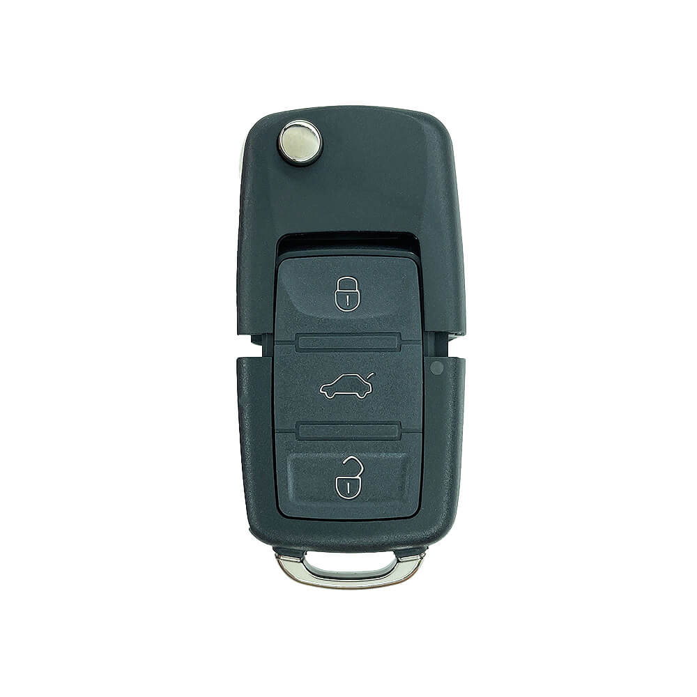Keydiy KD Universal Flip Remote Key 3 Buttons Chrome Volkswagen Type B01-3