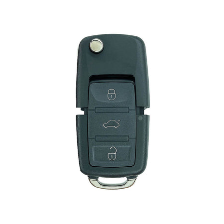 Keydiy KD Universal Flip Remote Key 3 Buttons Chrome Volkswagen Type B01-3