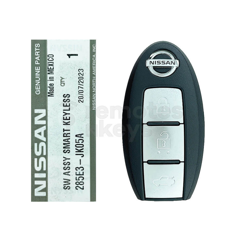 Nissan Skyline 2007-2014 3 Buttons Smart/Prox Remote Key 314MHz 285E3-JK05A